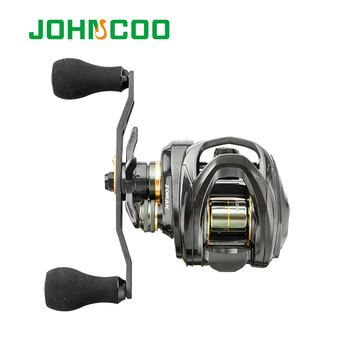Abu Garcia Reel Max - Johncoo Baitcasting-Rolle Meeresangelrolle mit Kraftgriff 8KG