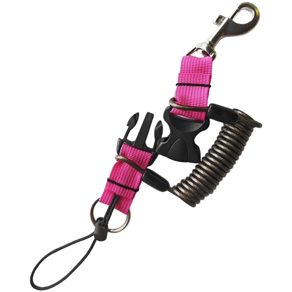 Fishing Camera - Einziehbares 304 Edelstahl-Federseil 1,2m PU-beschichtet für